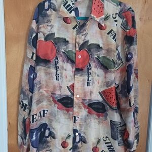 Men's silk Erez Exterior shirt.